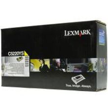 Тонер-картридж LEXMARK C522 524 530 532 534 (жёлтый, 3000 стр, RP) C5220YS