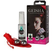 Sitabella Металлические вагинальные шарики Geisha в комплекте с лубрикантом