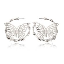 Серьги-кольца "Бабочки" (арт. 81313-4)