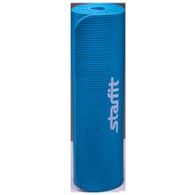 STARFIT Коврик для йоги FM-301, NBR, 183x58x1,2 см, синий