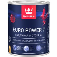 Тиккурила Euro Power 7 Надежная и Стойкая 900 мл бесцветная