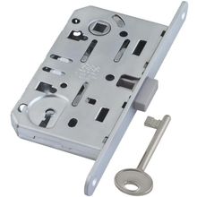 Замок магнитный под ключ AGB B06101.50.06 (=B04101,B05101) хром тех. уп. без ответной планки