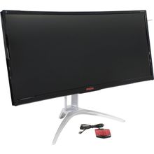 35"    ЖК монитор AOC AG352QCX   Black&Silver   (Curved LCD, Ultra Wide, 2560x1080, D-Sub, HDMI, DP,  USB  3.0  Hub)