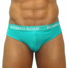 Romeo Rossi Трусы-брифы с широкой резинкой (L   бирюзовый)