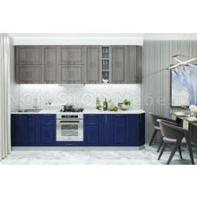 Кухня Тито прямая с двумя пеналами 3100мм (модульная)