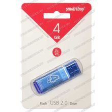 Флешка 4 Gb SmartBuy Glossy Blue