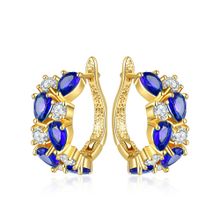 Серьги с позолотой, Swarovski Crystal Shik (арт. 72165-8)