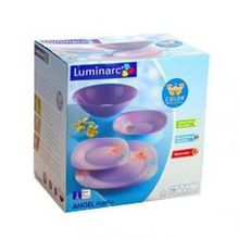 Столовый набор Luminarc Ангел Пурпл 19 прeдметов