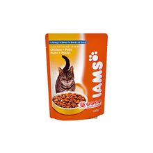 Iams Пауч для кошек Лосось 100гр х 22шт