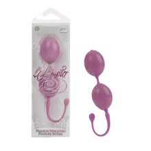 California Exotic Novelties Розовые каплевидные вагинальные шарики L amour Premium Weighted Pleasure System