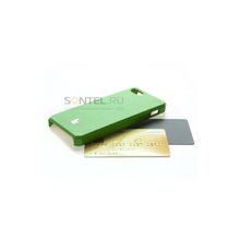 Накладка Jisoncase Executive для iPhone 5 зелёная JS-IP5-001green