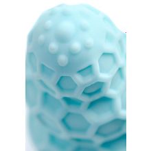 Бирюзовый рельефный мастурбатор Flaff (229565)