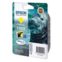 Картридж Epson (C13T10344A10) для Stylus TX550W, Office T40W TX600FW T1100 T30 (980 стр.) желтый