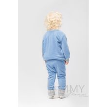 Y@mmyMammy Костюм детский из флиса голубой: слингоштанишки + толстовка 582.2.34