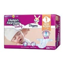 Подгузники Helen Harper Baby  Born 1 (2-5 кг), 24 шт