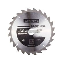 Диск пильный по дереву Stayer Master "OPTI-Line" 3681-230-30-36 (230х30мм, 36Т)