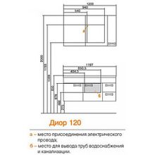 Мебель для ванной Акватон Диор 120 белая