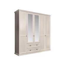 Ярцево Шкаф 5-и дв.(с зеркалами) для платья и белья с ящиками Венеция ВНШ1 51 дуб седан ID - 313074