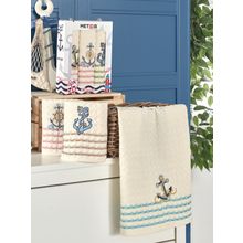 Салфетки METEOR вафельные  в коробке  40*60 (3 шт.) SOLE MARINE