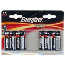 Батарейка Energizer LR06 (AA) (1,5V) alkaline блист-8