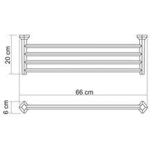 WasserKRAFT Полка для полотенец Aller K-1111