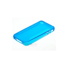 Силиконовая накладка для iPhone 4 4S вид №14 blue