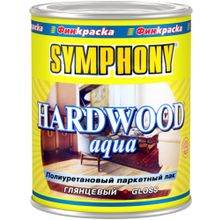 Финкраска Симфония Hardwood Aqua 1 л глянцевый
