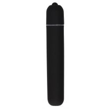 Черная вибропуля Bullet Vibrator Extra Long - 10,5 см. (220512)