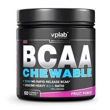 Аминокислоты BCAA VP Laboratory BCAA chewable 60 капсул банка