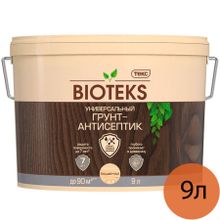 ТЕКС Биотекс грунт-антисептик бесцветный (9л)   BIOTEKS грунт-антисептик для дерева бесцветный (9л)