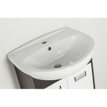 Тумба с раковиной Style Line Эко Стиль W №9 55 белая, венге