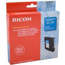 RICOH GC 21C картридж синий для GX 3000S, 3000SF, 3050SFN, 2500, 3000, 3050N, 5050N, 7000 (1000 стр) 405533