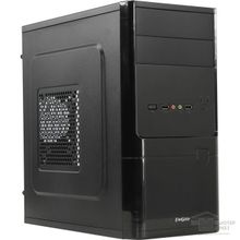 EXEGATE EX267140RUS Корпус Minitower BA-120 Black, mATX <AA450, 80mm> 2 USB, Audio