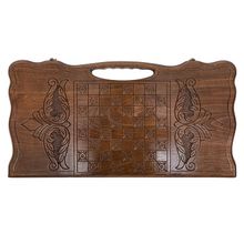 Нарды резные "Паровоз" с ручкой 60