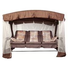 Садовые качели ПАЛЕРМО ПРЕМИУМ (коричневые)