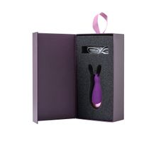 Eromantica Фиолетовый стимулятор эрогенных зон Eromantica BUNNY - 21,5 см.
