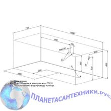 Акриловая ванна Aquanet Amelia 180x80