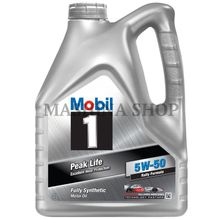 Моторное масло MOBIL Peak Life 5W-50 4л