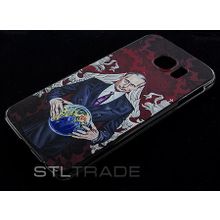 Накладка Art Case для Samsung S6 + защитная пленка, Person Путин Карта мира, Deppa