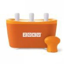 Zoku Набор для приготовления мороженого triple quick pop maker оранжевый арт. ZK101-OR