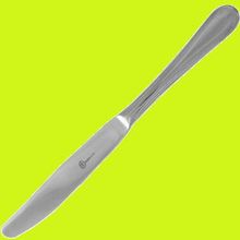 Нож столовый «СОНЕТ»; сталь нерж.; L=220 114,B=20мм; металлич. С1Н 2х