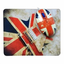 Мышь CBR Guitar Hero USB с ковриком
