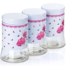 27577 Набор банок для сыпучих 6пр 1л с кр МВ (х6)