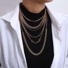 Многослойное колье под золото (арт. 81262-4)