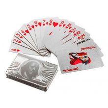 Карты игральные Блеск (54 шт), серебряные (ИН-5916)