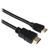 Кабель HDMI mini - HDMI 19M 19M, 1.8 м, черный, позол. разъемы, Exegate (EX257911RUS)