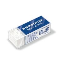 Ластик Mars plastic, белый, 40x19x13мм