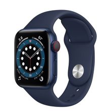 Умные часы Apple Watch Series 6 GPS + Cellular 40mm Aluminum Case with Sport Band (Синий Темный ультрамарин)