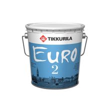 Краска ЕВРО 2  глубоко матовая латексная для потолков и стен, Тиккурила-Россия