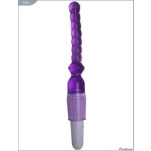 Eroticon Фиолетовый гелевый анальный вибратор - 25 см. (фиолетовый)